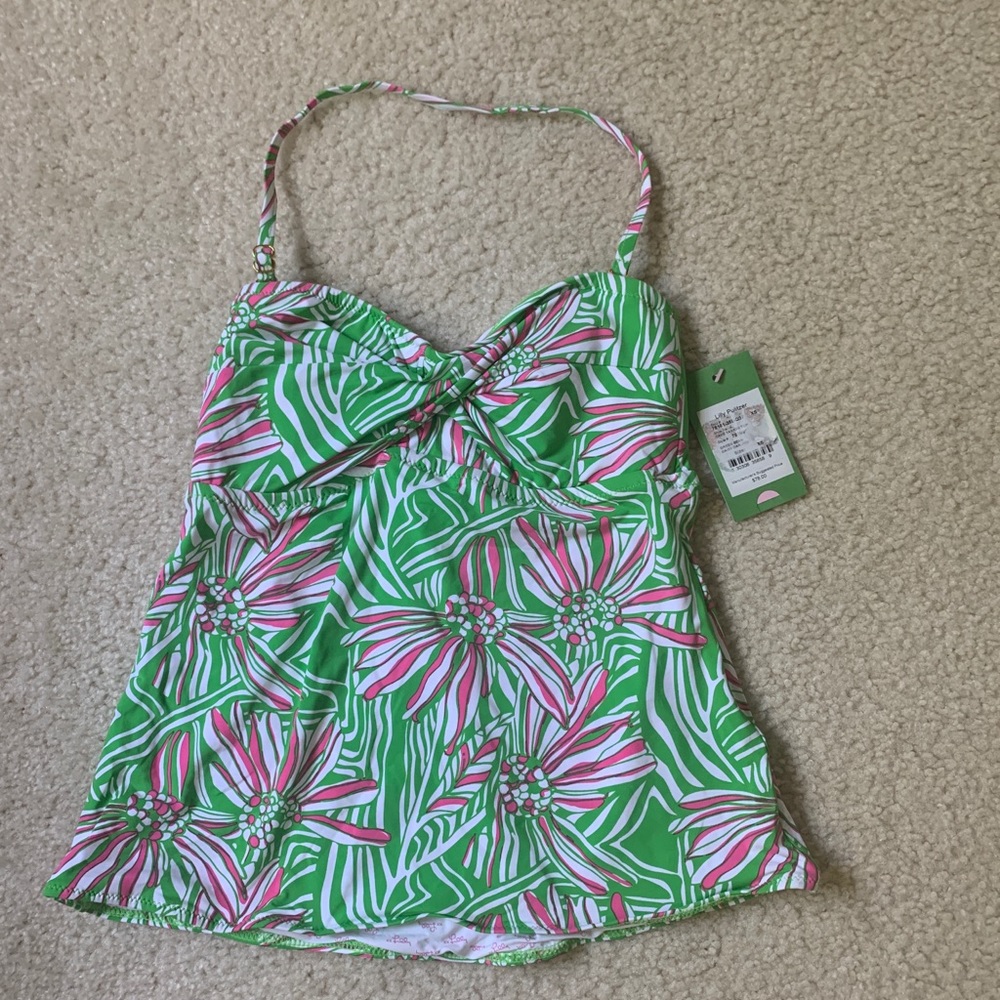 Lilly Pulitzer Caye Tankini Top Size XS NWT